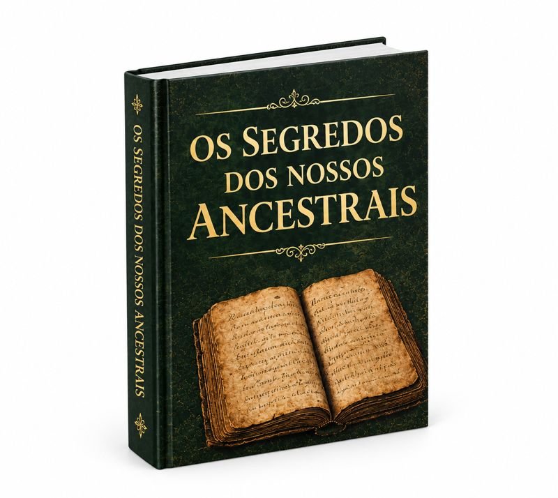 Capa do caderno Os Segredos dos Nossos Ancestrais